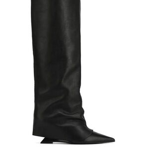 Naked Wolfe Black Over the Knee Boots